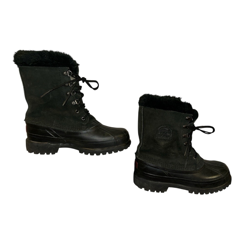 Sorel Women's Boots Caribou Black US Size 7 EUC